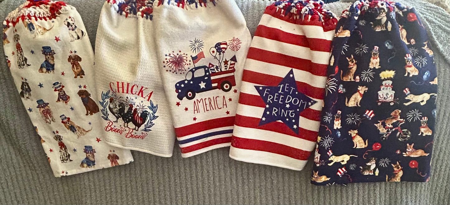 Patriot Kitchen Hand Towels