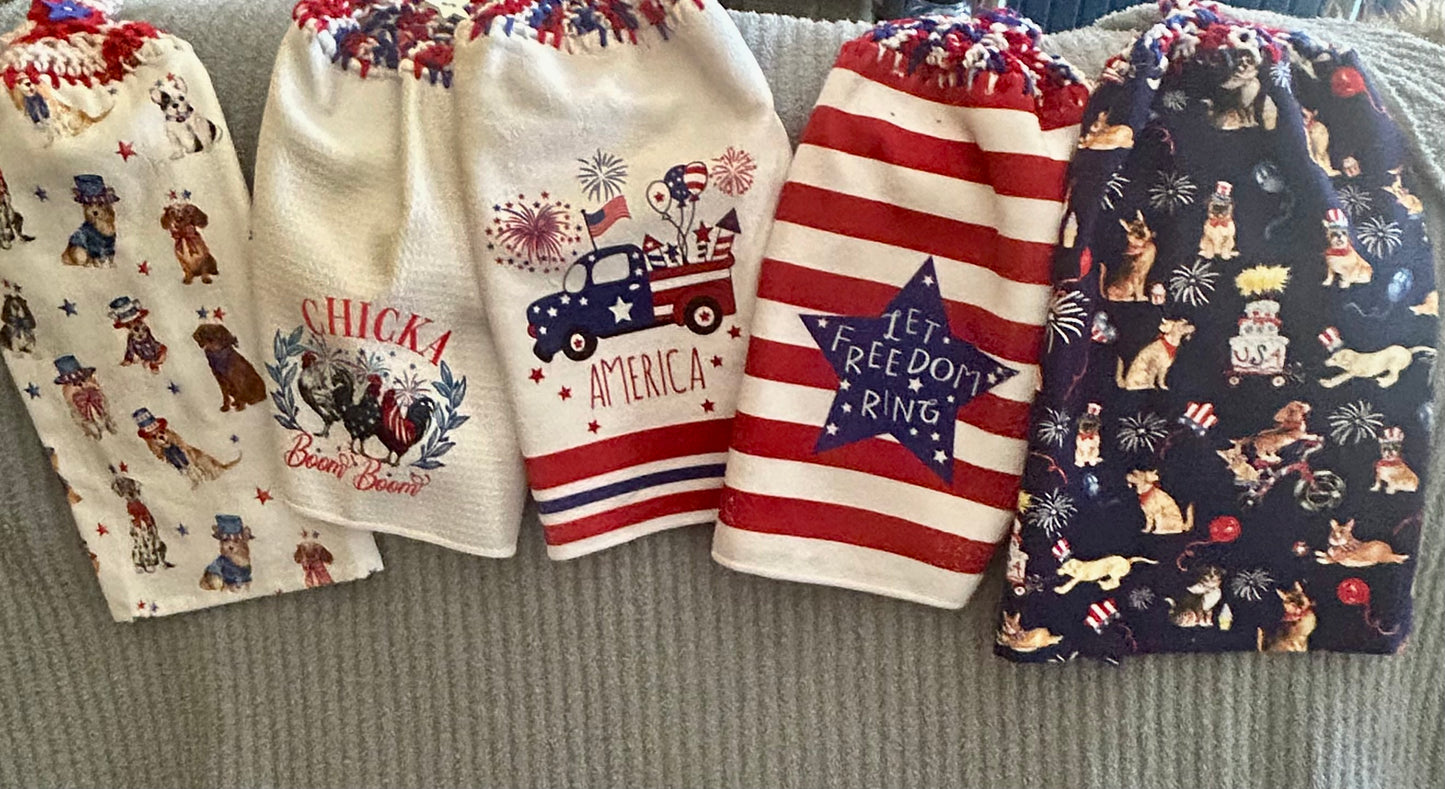 Patriot Kitchen Hand Towels