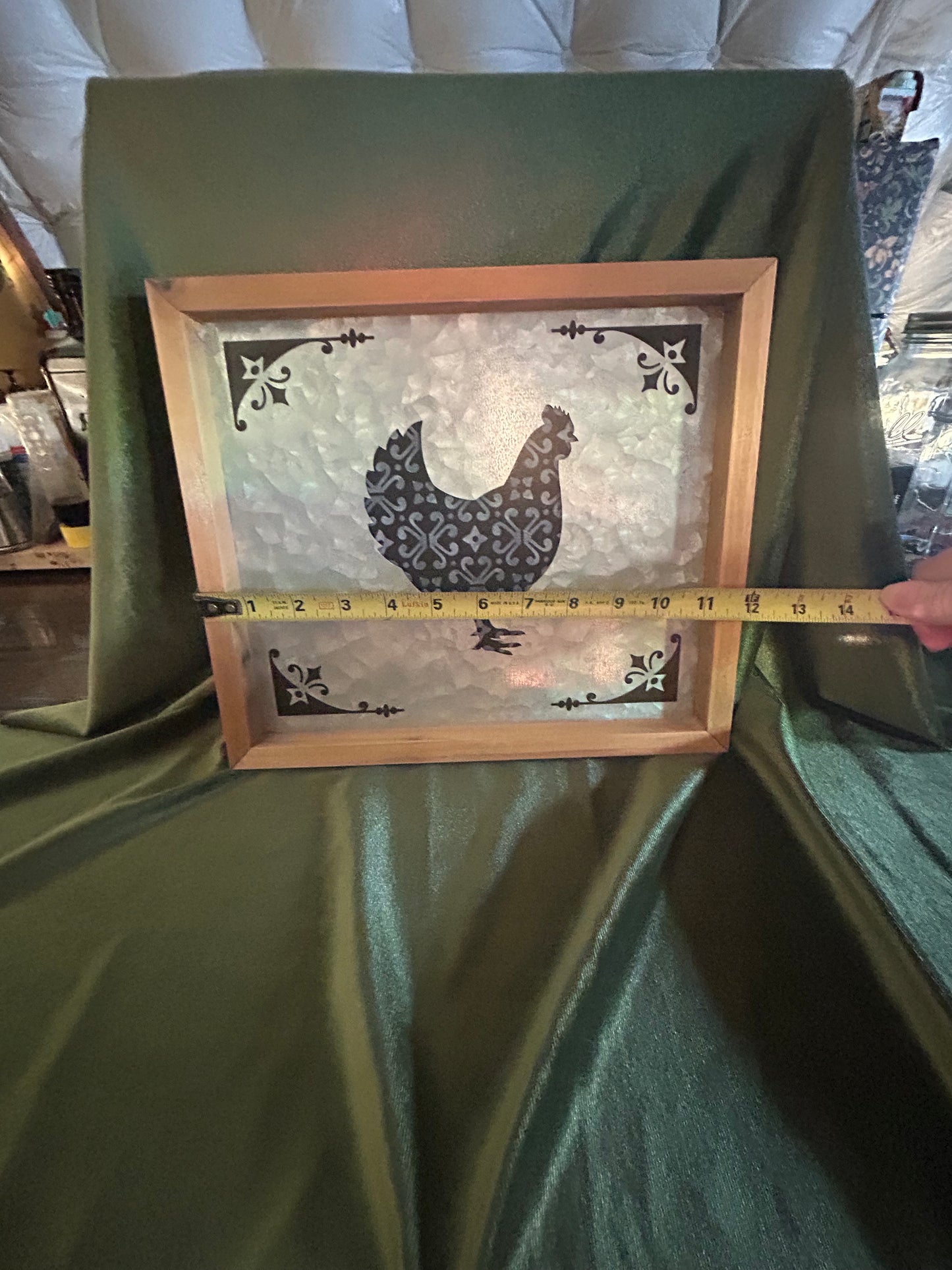 Vintage Tin Rooster Picture